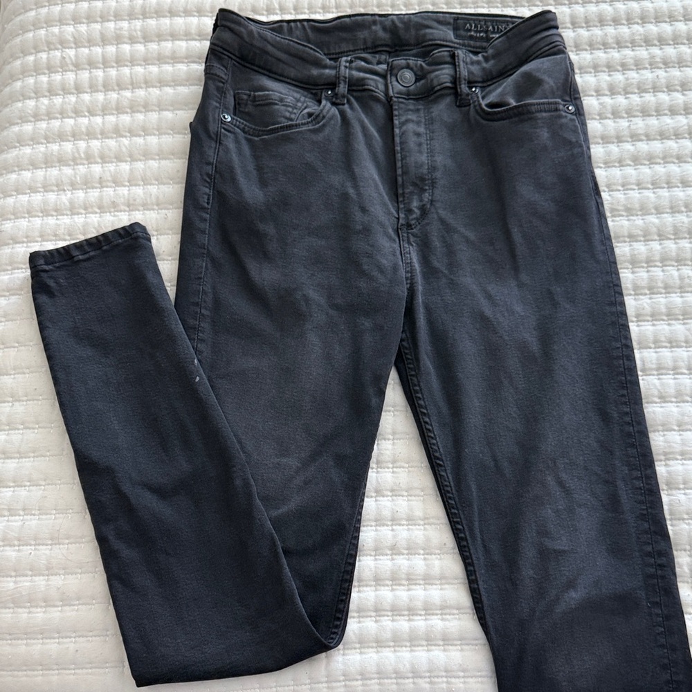 All Saints Charcoal Slim Jeans